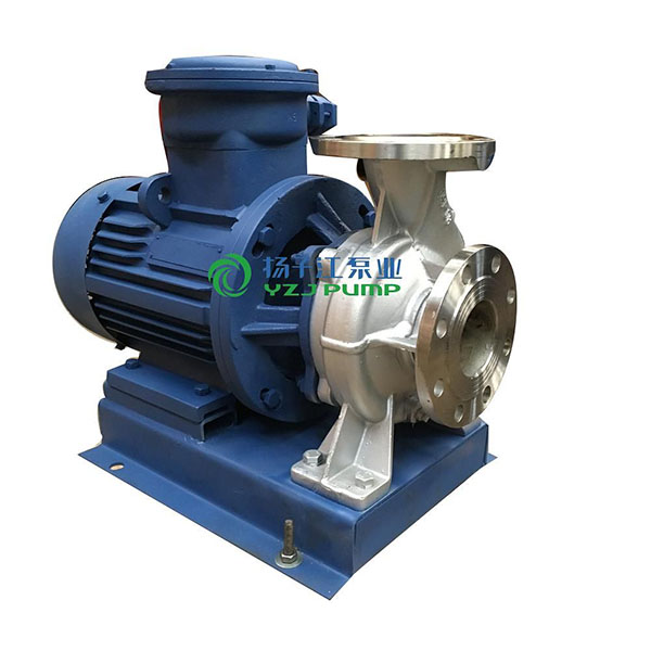 ISW型防爆不銹鋼臥式管道泵|不銹鋼單級(jí)離心泵